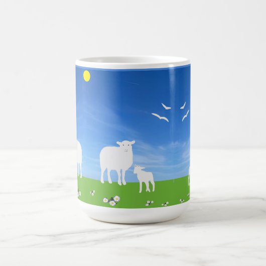 Mug Sheep and Lamb (Centre)