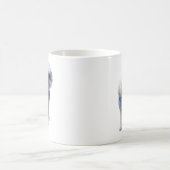 Mug Sheepadoodle avec écharpe à carreaux bleus (Centre)