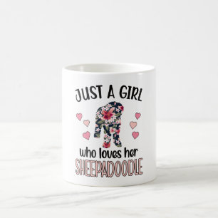 Mug Sheepadoodle Chien fille Amoureux des chiens Sheep