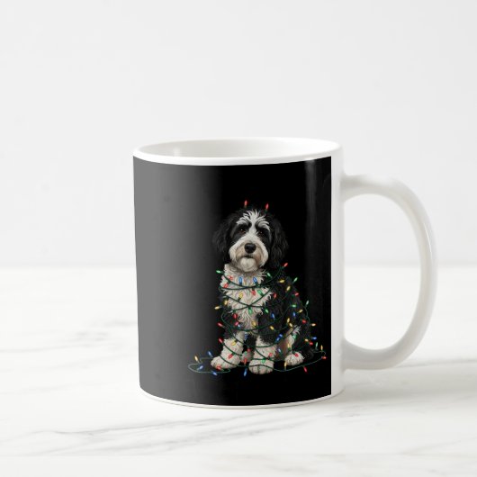 Mug Sheepadoodle Christmas I'm Fine Everything Is Fine (Droite)