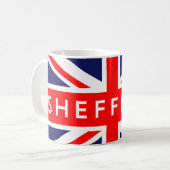 Mug Sheffield : Drapeau britannique (Devant gauche)