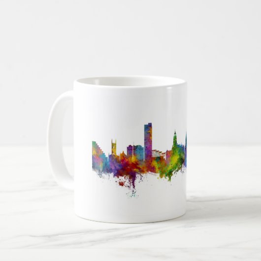 Mug Sheffield England Skyline (Devant gauche)