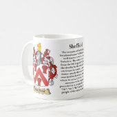 Mug Sheffield, l'origine, la signification et la crête (Devant gauche)