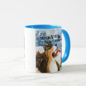 Mug Sheldon le Sheltie (Devant droit)