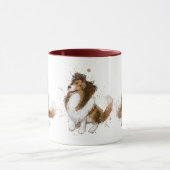 Mug Sheldon the Sheltie Trois Poses (Centre)