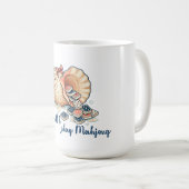 Mug Shell I Play Mahjong Coastal (Devant droit)