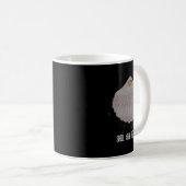 Mug Shell Ouais Plages Funny Beach Shell (Devant droit)