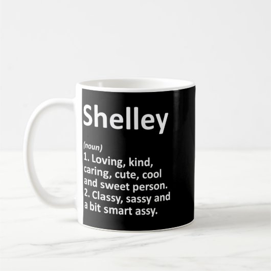 Mug Shelley Definition D Funny Birthday (Gauche)