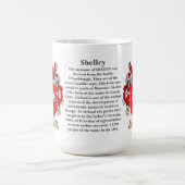 Mug Shelley, l'origine, la signification et la crête (Centre)