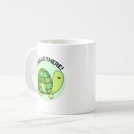 Mug Shello There Funny Tortoise Pun (Devant gauche)