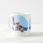 Mug Shelter Christmas Mail Bi Blue (Devant gauche)