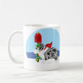 Mug Shelter Christmas Mail Bi Blue (Gauche)