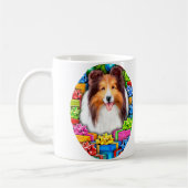 Mug Shelter Noël Open Cadeaux Sable (Gauche)