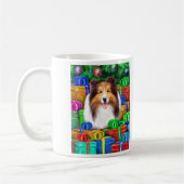 Mug Shelter Noël Open Cadeaux Sable (Gauche)