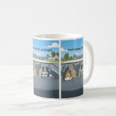 Mug Sheltie border collie cartoon (Devant droit)