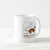Mug Sheltie de sable (Devant droit)