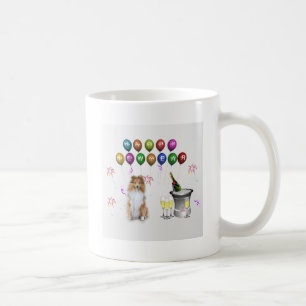 Mug Sheltie Dog Bonne année