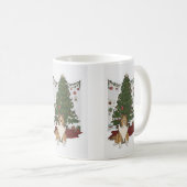 Mug Sheltie et sapin de Noël (Devant droit)