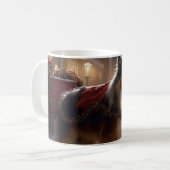 Mug Sheltie Saison des Fêtes de Noël (Devant gauche)