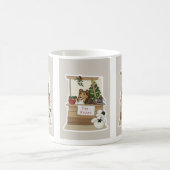 Mug Sheltie sous le gui (Centre)