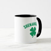 Mug Shenanigans Shamrock Saint-Patrick Rétro (Devant droit)