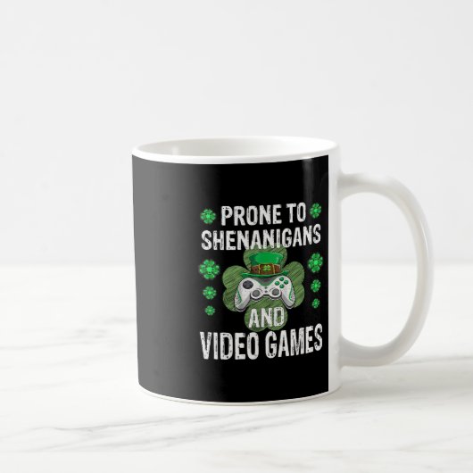 Mug Shenanigans Video Games Funny Gamer St Patricks Da (Droite)