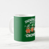 Mug Shenanigans with My Gnomies St Patrick's Day Irish (Devant gauche)