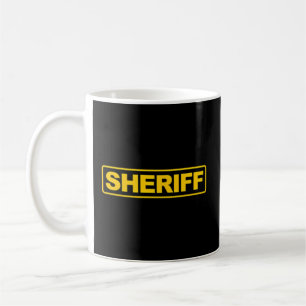 Mug Sheriff avant arrière Imprimer Sheriff Police
