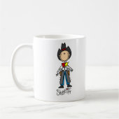 Mug Sheriff Stick Figure (Gauche)