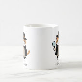Mug Sherlock Paws, chat détective, Sleuth, solveur de  (Centre)