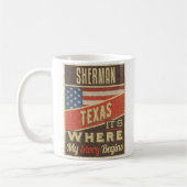 Mug Sherman Texas (Gauche)