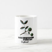 Mug Sherwood Forest Angleterre affiche de voyage Class (Centre)
