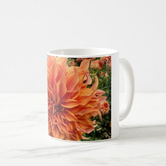 Mug Sherwood's Peach Dahlia (Devant droit)