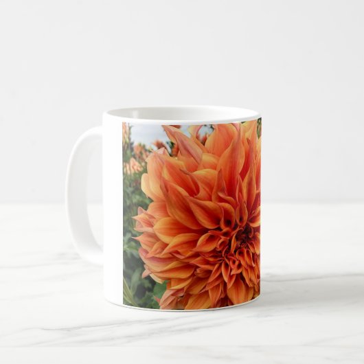 Mug Sherwood's Peach Dahlia (Devant gauche)