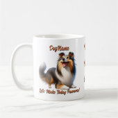 Mug Shetland Sheepdog - Ajouter le nom du chien, modif (Gauche)
