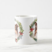 Mug Shetland Sheepdog Christmas Wreath Festive Pup (Centre)