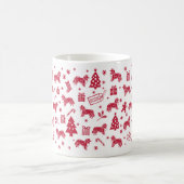 Mug Shetland Sheepdog Design de Noël (Centre)