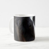 Mug shetland sheepdog noir et blanc (Devant gauche)