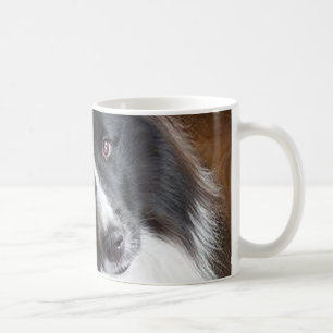 Mug shetland sheepdog noir et blanc