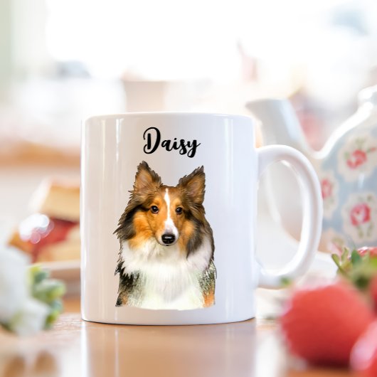Mug Shetland Sheepdog personnalisé