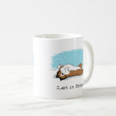 Mug Shetland Sheepdog Snow Dog Shelter Vacances hivern (Devant droit)