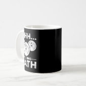 Mug Shhh I'm Doing Math Bodybuilding Gym Fitness Train (Devant gauche)