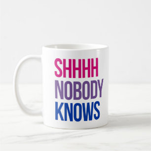 Mug Shhh Personne ne sait que je suis bisexuel