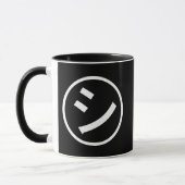 Mug ㋛ Shi Kana Katakana Smiling Emoji / Emoticon (Gauche)