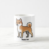 Mug shiba inu (Centre)
