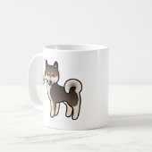 Mug Shiba Inu Amour de sésame (Devant gauche)