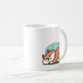 Mug Shiba Inu Art : Juste un Shiba Lying Low (Devant droit)