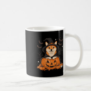 Mug Shiba Inu Chien Citrouille Halloween Thanksgiving