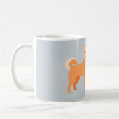 Mug Shiba Inu de Noël (Gauche)