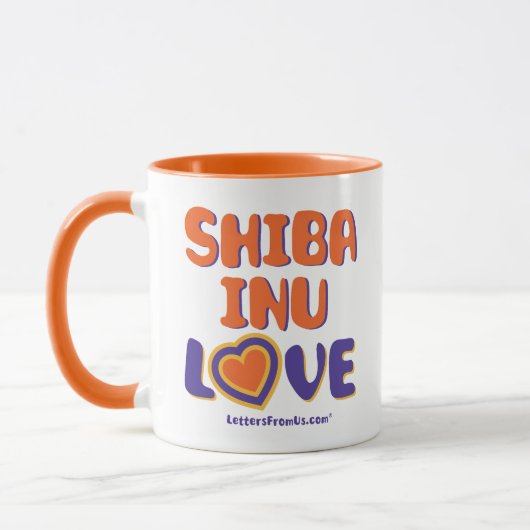 Mug "Shiba Inu Love" (Gauche)
